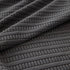 3D Grid Jacquard Sofa Cover, High Stretch Plush Waffle Couch Slipcover with Tie Straps