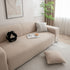 3D Grid Jacquard Sofa Cover, High Stretch Plush Waffle Couch Slipcover with Tie Straps