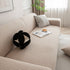 3D Grid Jacquard Sofa Cover, High Stretch Plush Waffle Couch Slipcover with Tie Straps