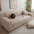 3D Grid Jacquard Sofa Cover, High Stretch Plush Waffle Couch Slipcover with Tie Straps