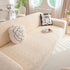 High Stretch Embossed Geometric Slipcover for Couch, Cozy Plush Fleece Couch Cover