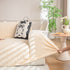 High Stretch Embossed Geometric Slipcover for Couch, Cozy Plush Fleece Couch Cover