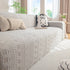 High Stretch Embossed Geometric Slipcover for Couch, Cozy Plush Fleece Couch Cover