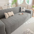 High Stretch Embossed Geometric Slipcover for Couch, Cozy Plush Fleece Couch Cover