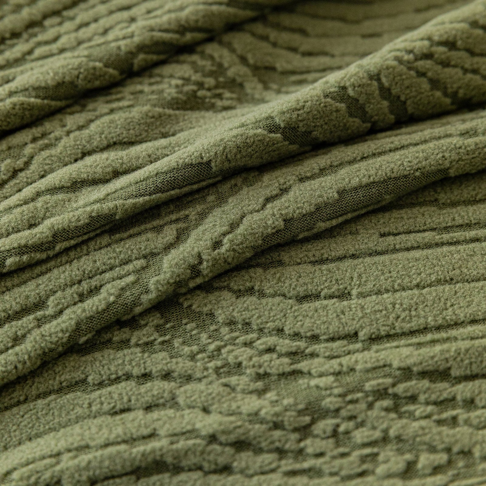 Elastic Stretch Sofa Cover Slipcover,  Thick Plush Wavy Flowing Texture Couch Cover