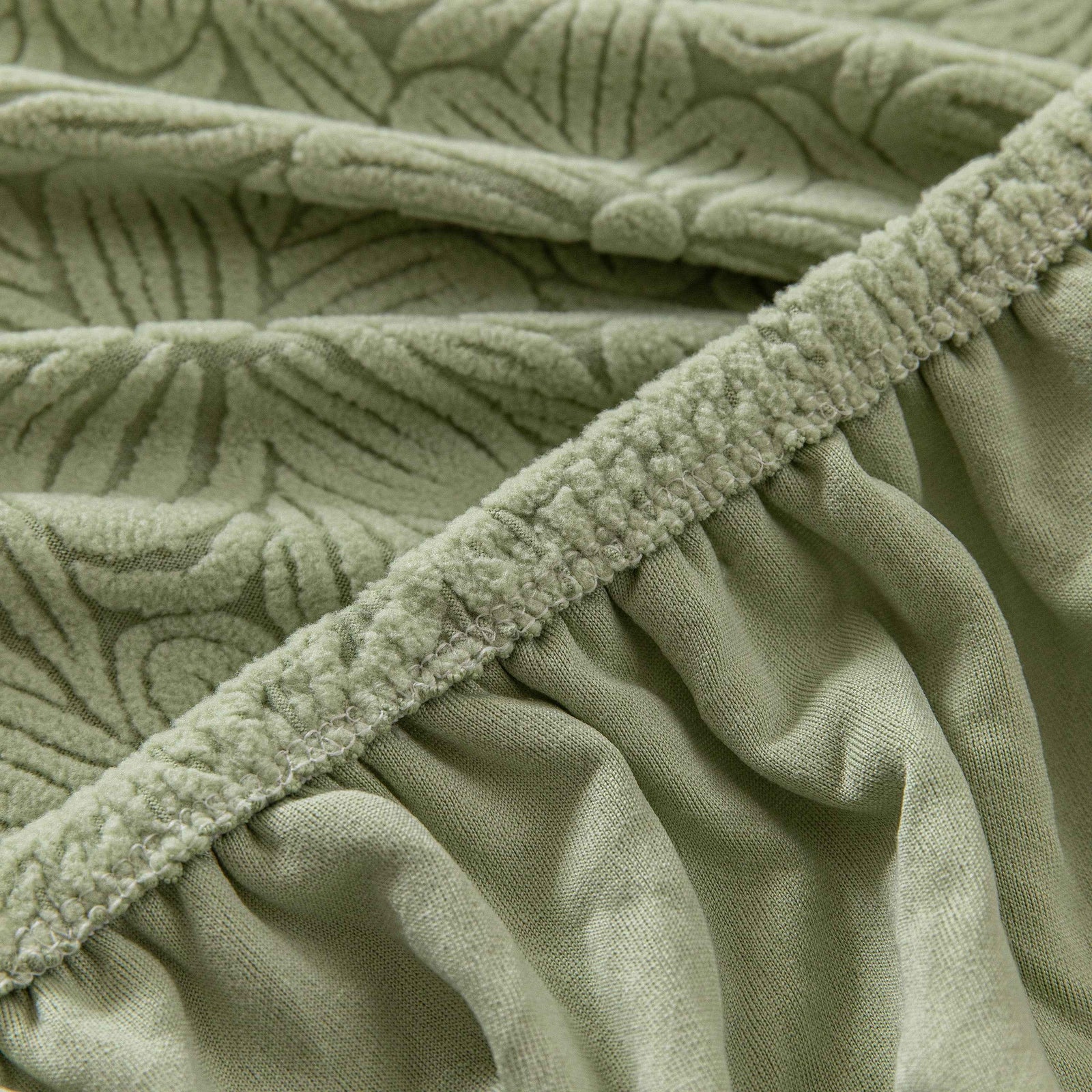 High Elastic Floral Couch Slipcover, Jacquard Stretch Non-Slip Furniture Protector