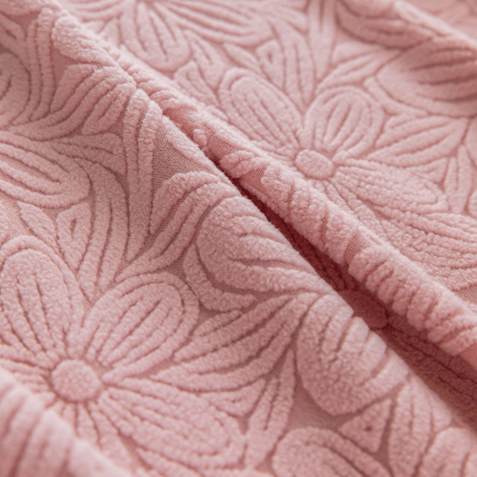 High Elastic Floral Couch Slipcover, Jacquard Stretch Non-Slip Furniture Protector