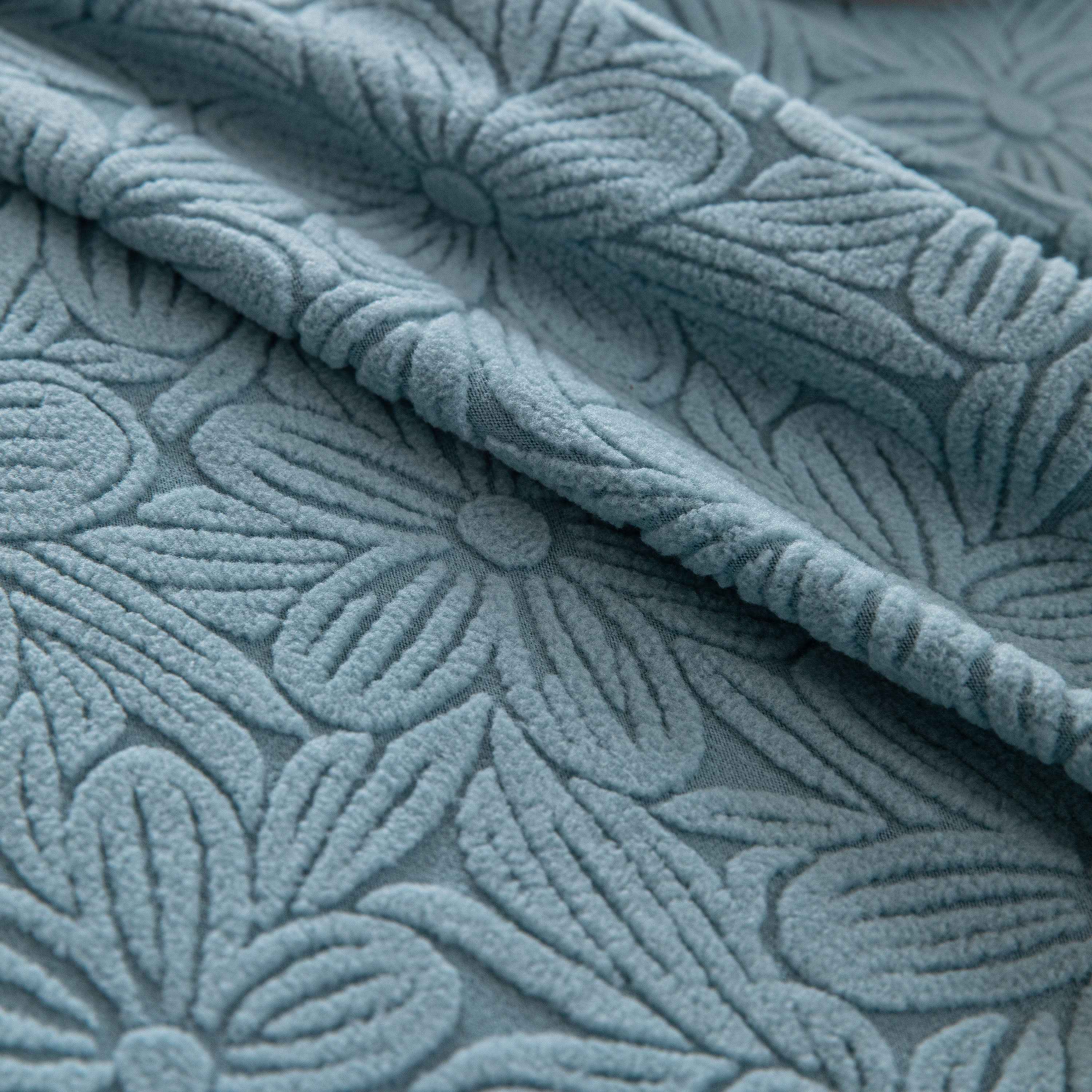 High Elastic Floral Couch Slipcover, Jacquard Stretch Non-Slip Furniture Protector