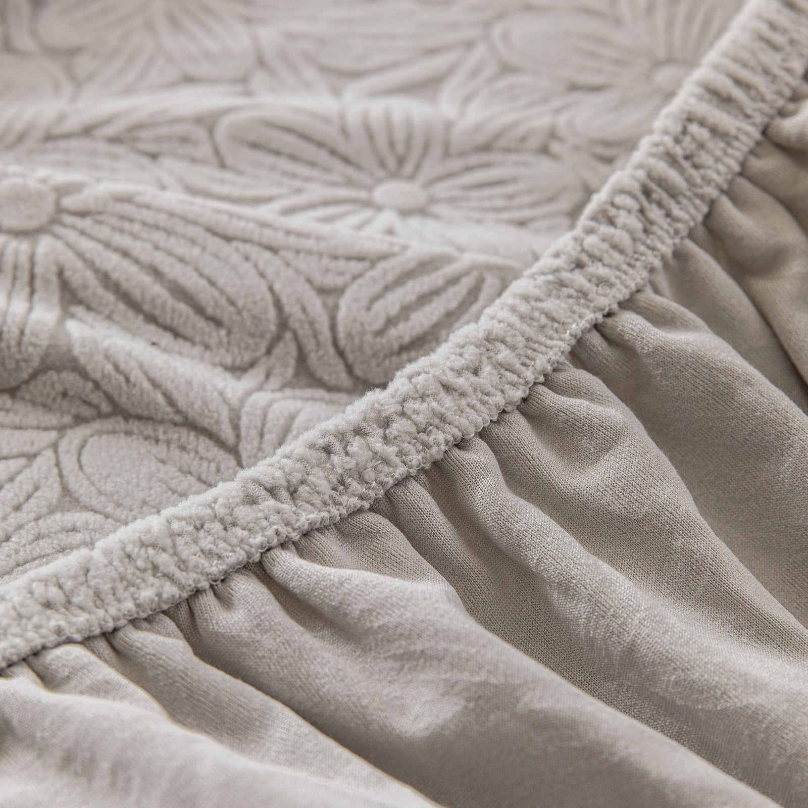 High Elastic Floral Couch Slipcover, Jacquard Stretch Non-Slip Furniture Protector