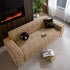 High Stretch Couch Slipcover with Abstract Stripe, Washable Non-Slip Cover for Dogs