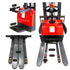 PS3300FE-3M Electric Pallet Stacker, 3300 lbs Capacity, 9.8 ft Lifting Height, Electromagnetic Brake
