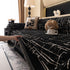 Modern Couch Protector Blanket Woven Chenille Sofa Cover Throw with Artistic Grid