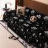 Luxury Thickened Sofa Throw Cover, Decorative Cozy Floral Jacquard Couch Cover Blanket