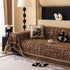 Modern Couch Protector Blanket Woven Chenille Sofa Cover Throw with Artistic Grid