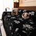 Luxury Thickened Sofa Throw Cover, Decorative Cozy Floral Jacquard Couch Cover Blanket