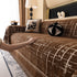 Modern Couch Protector Blanket Woven Chenille Sofa Cover Throw with Artistic Grid