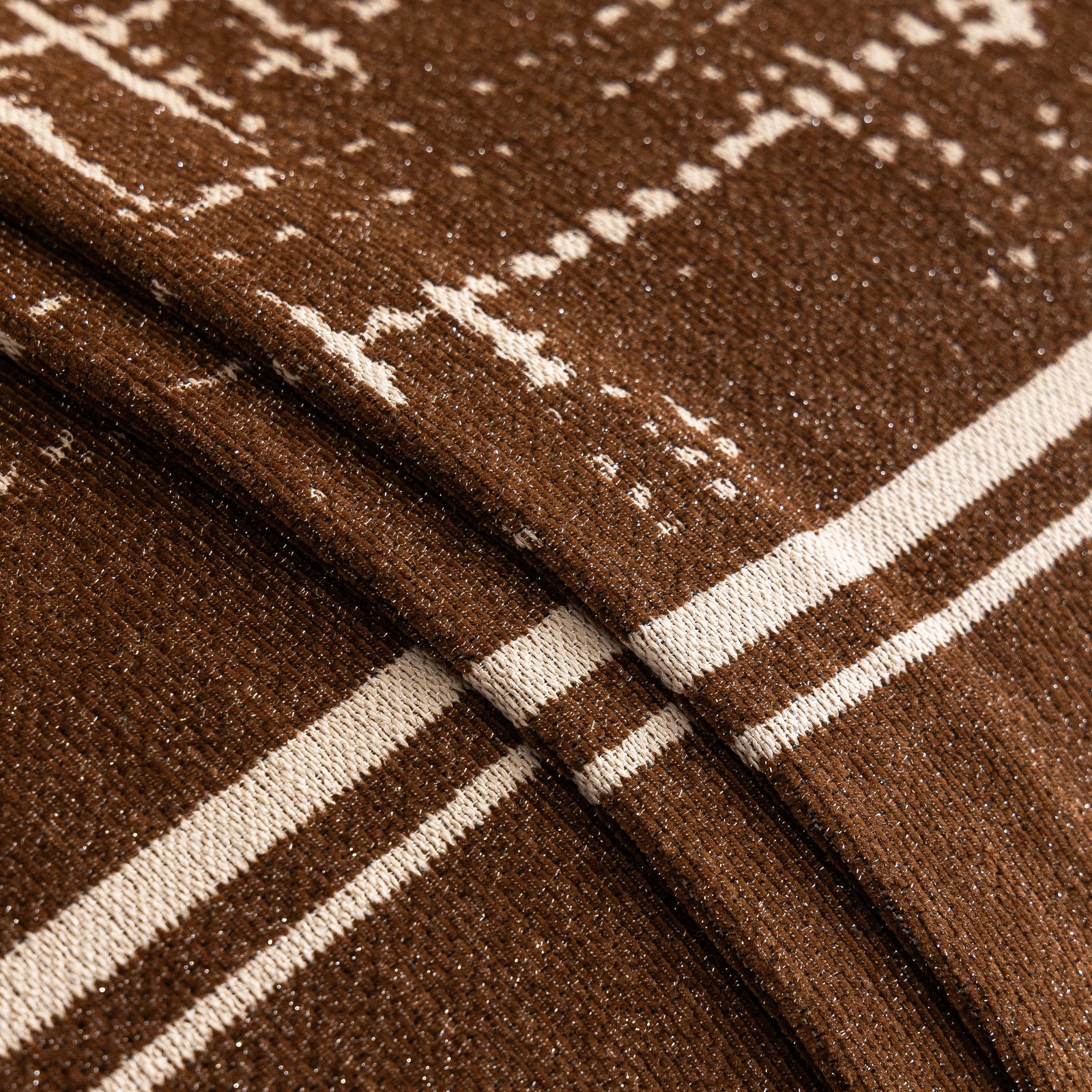 Modern Couch Protector Blanket Woven Chenille Sofa Cover Throw with Artistic Grid