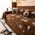 Luxury Thickened Sofa Throw Cover, Decorative Cozy Floral Jacquard Couch Cover Blanket