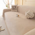 Embossed Leaf Pattern Couch Cover Throw Blanket, Japandi Furniture Cover Protector