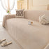 Embossed Leaf Pattern Couch Cover Throw Blanket, Japandi Furniture Cover Protector
