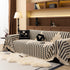 Jacquard Fleece Throw Blanket for Couch Plush Fuzzy Cozy Soft Blankets and Throws for Sofa