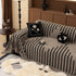 Jacquard Fleece Throw Blanket for Couch Plush Fuzzy Cozy Soft Blankets and Throws for Sofa