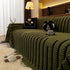 Jacquard Fleece Throw Blanket for Couch Plush Fuzzy Cozy Soft Blankets and Throws for Sofa