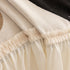 Retro Floral Sofa Cover with Sheer Ruffle Skirt, Decorative Sofa Protector Cover