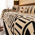 Boho Plush Couch Cover Bohemian Throw Blanket Decor Covers Sofa Chair Furniture Bed