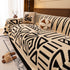 Boho Plush Couch Cover Bohemian Throw Blanket Decor Covers Sofa Chair Furniture Bed