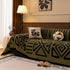 Boho Plush Couch Cover Bohemian Throw Blanket Decor Covers Sofa Chair Furniture Bed
