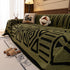 Boho Plush Couch Cover Bohemian Throw Blanket Decor Covers Sofa Chair Furniture Bed