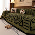 Boho Plush Couch Cover Bohemian Throw Blanket Decor Covers Sofa Chair Furniture Bed