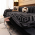 Boho Plush Couch Cover Bohemian Throw Blanket Decor Covers Sofa Chair Furniture Bed