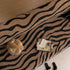 Zebra Striped Chenille Throw Sofa Cover Full-Cover Decorative Furniture Slipcover