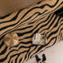 Zebra Striped Chenille Throw Sofa Cover Full-Cover Decorative Furniture Slipcover