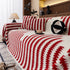 Jacquard Fleece Throw Blanket for Couch Plush Fuzzy Cozy Soft Blankets and Throws for Sofa