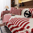 Jacquard Fleece Throw Blanket for Couch Plush Fuzzy Cozy Soft Blankets and Throws for Sofa