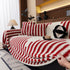 Jacquard Fleece Throw Blanket for Couch Plush Fuzzy Cozy Soft Blankets and Throws for Sofa