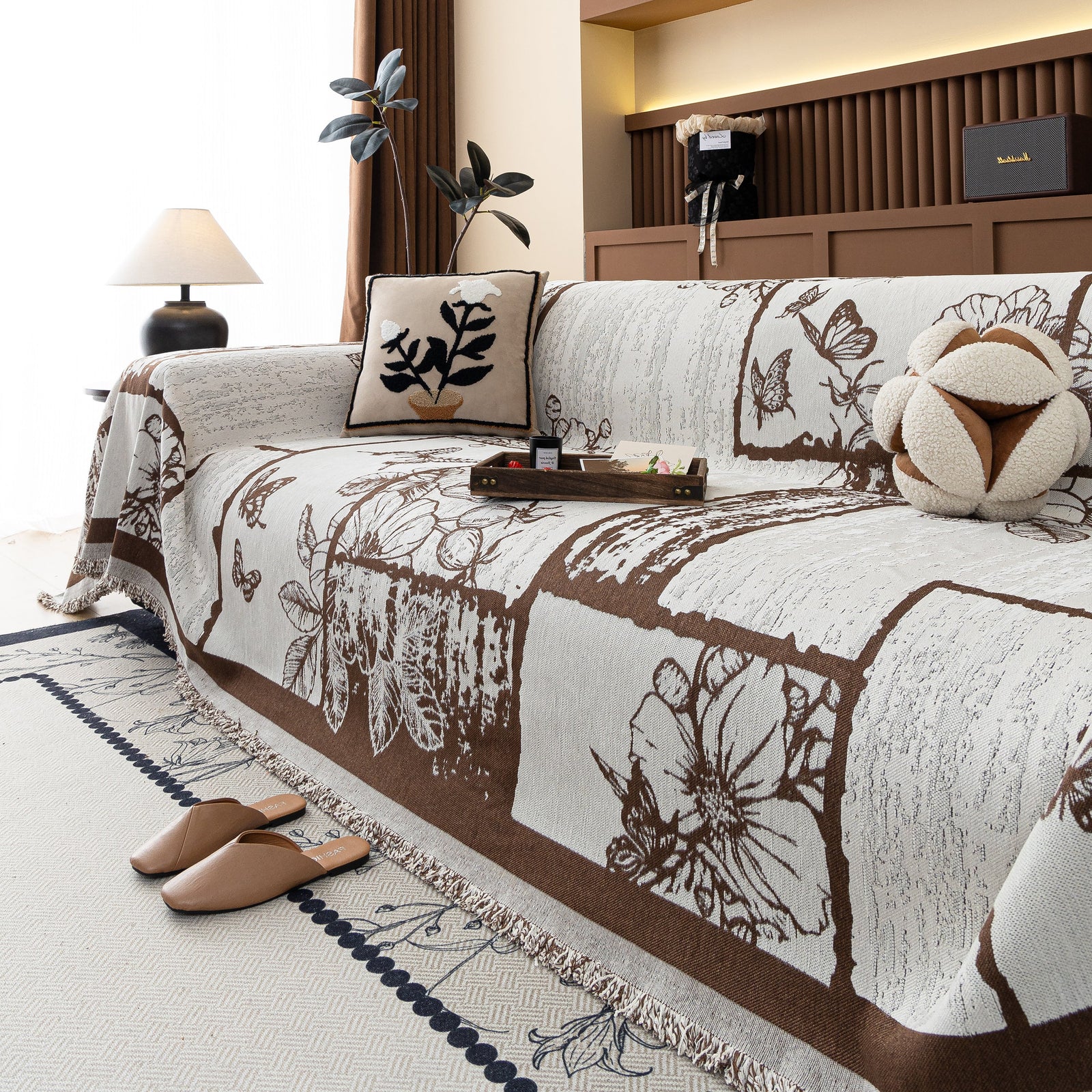 Fashion Couch Cover Blanket Bohemian Sectional Sofa Protector Furniture Covers for Sofas