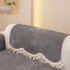 Chenille Sofa Cover Towel – Non-Slip, Washable Pets Couch Protector with Tassels