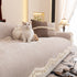 Chenille Sofa Cover Towel – Non-Slip, Washable Pets Couch Protector with Tassels