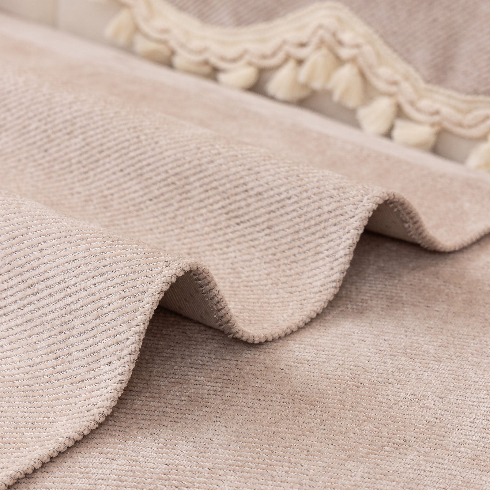 Chenille Sofa Cover Towel – Non-Slip, Washable Pets Couch Protector with Tassels