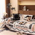 Boho Chic Woven Throw Blanket for Couch, Washable Couch Cover for Pets, Dogs, Cats