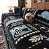 Boho Chic Woven Throw Blanket for Couch, Washable Couch Cover for Pets, Dogs, Cats