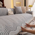 3D Quilted Thick Cotton Sofa Cover Non-Slip Couch Throw for Fabric & Leather Sofas