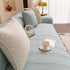 3D Quilted Thick Cotton Sofa Cover Non-Slip Couch Throw for Fabric & Leather Sofas