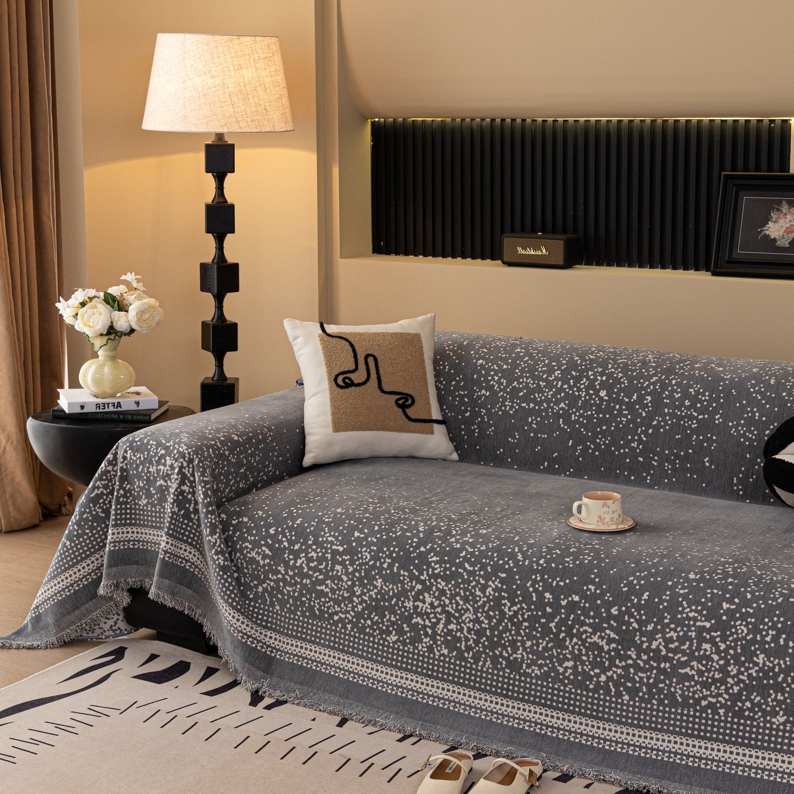 Luxury Throw Slipcovers for Sofas, Heavy-Duty Sofa Protector for Sectional Sofas