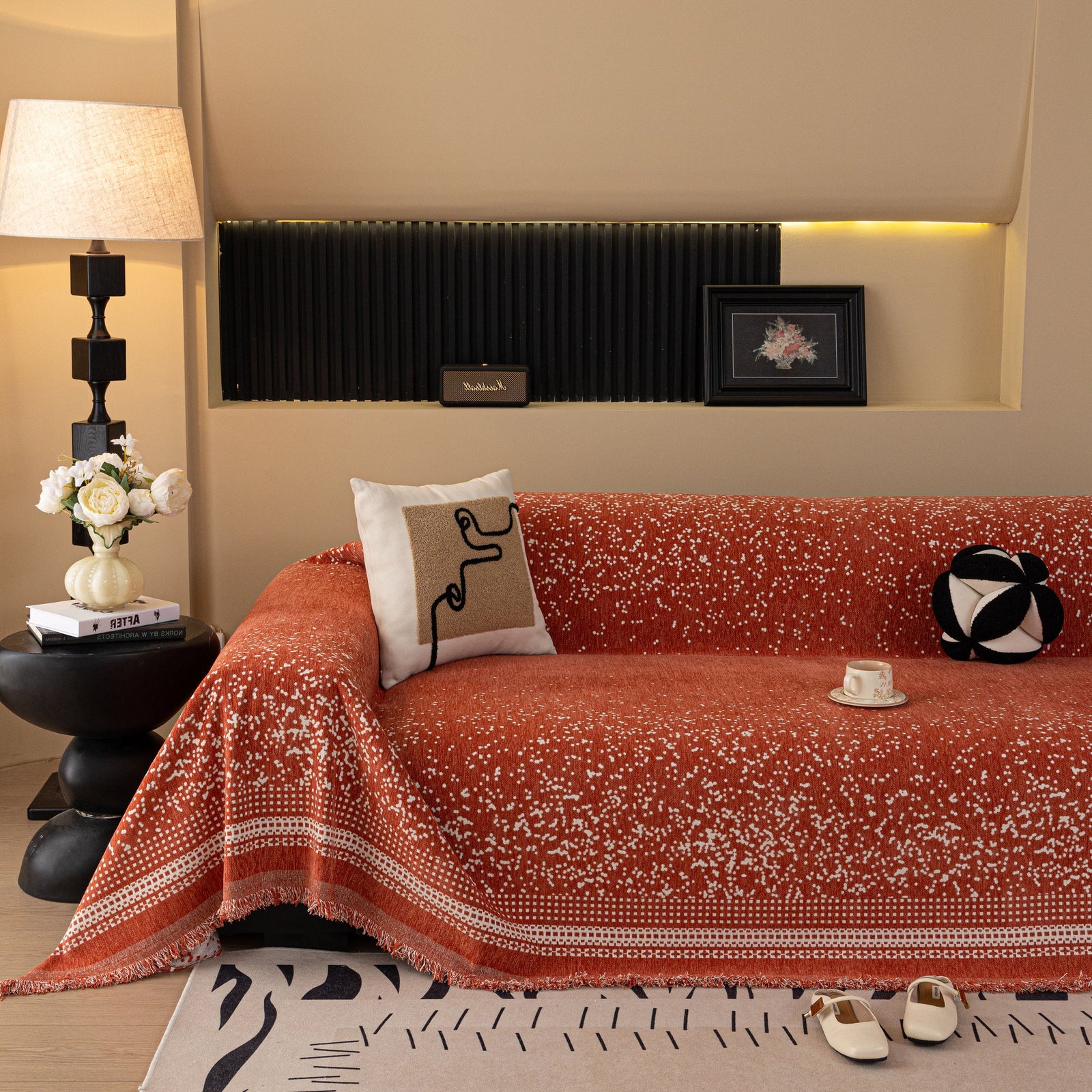 Luxury Throw Slipcovers for Sofas, Heavy-Duty Sofa Protector for Sectional Sofas
