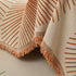 Geometric Radial Striped L-Shape Sofa Cover: Thick, Reversible Furniture Blanket for Kids and Pets